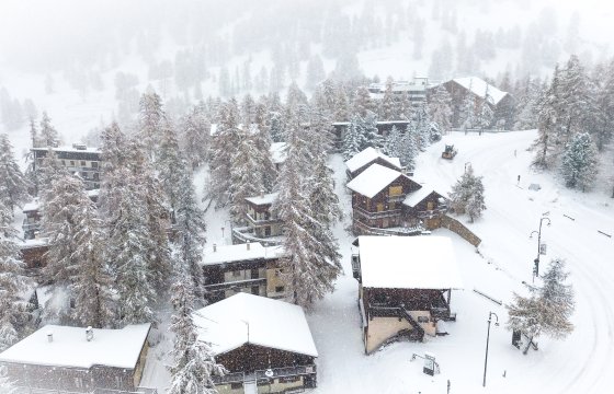 Chalets à Vars les Claux sous la neige
