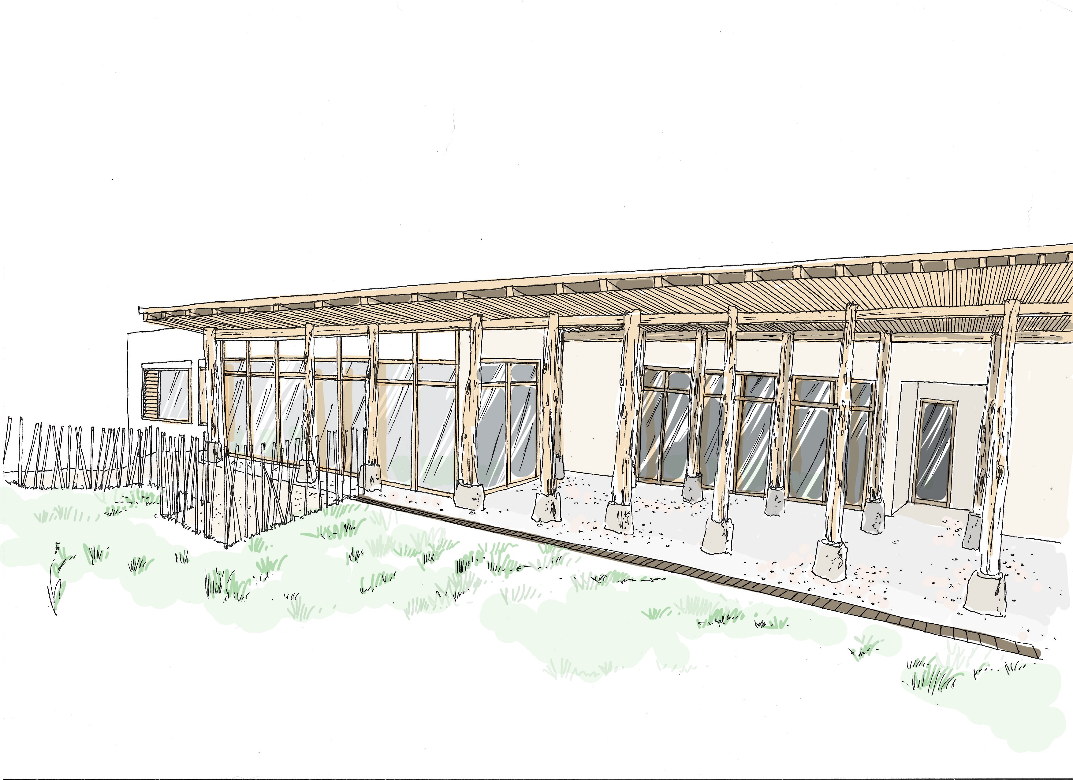 Dessin Perspective Projet CRECHE