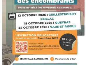 Information sur la collecte des encombrants la Ressourcerie La Miraille