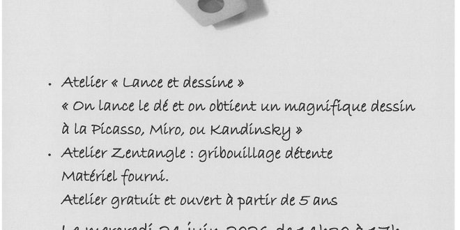 Atelier lance et dessine