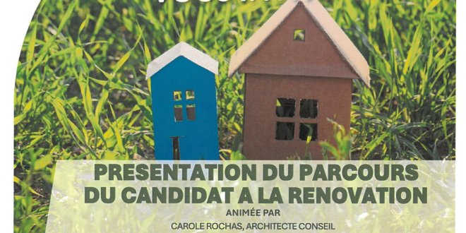 Affiche de présentation du parcours du candidat a la rénovation